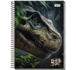CAD.UNIV.C.D.10X1 160FLS DINOS ZOO 2467-2 C/4
